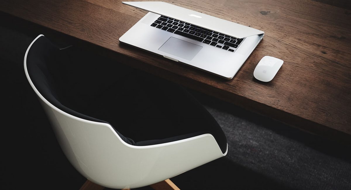 photo of a clean office work space
